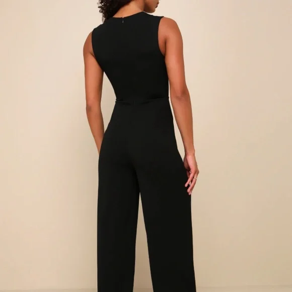 Lulu’s Black Jumpsuit - Picture 2 of 5